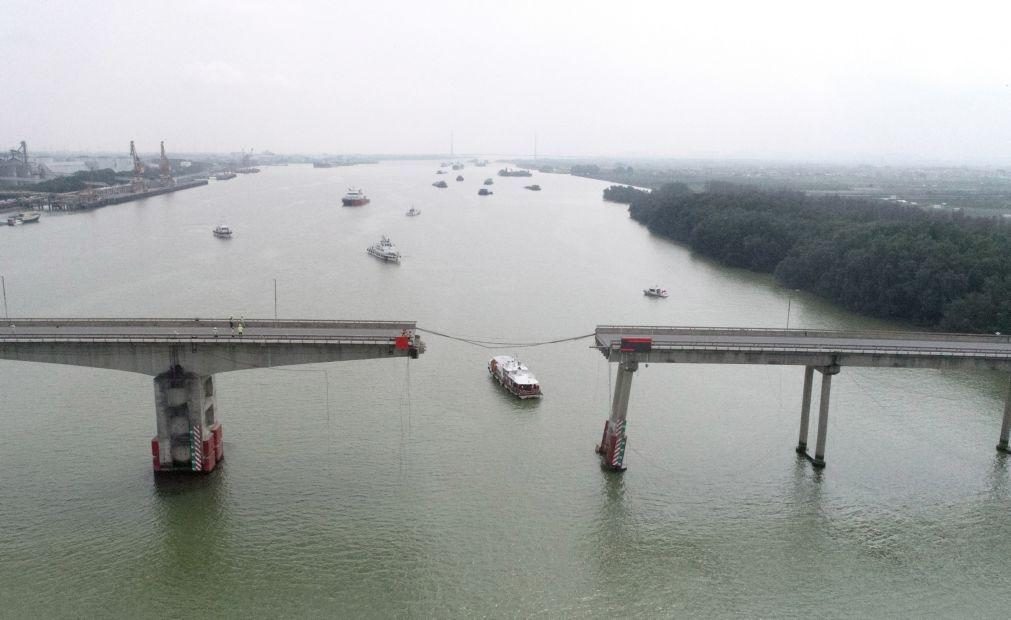 Autoridades apontam erro humano como causa do embate contra ponte na China