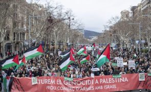 Milhares de pessoas pedem ao Governo espanhol para parar de vender armas a Israel