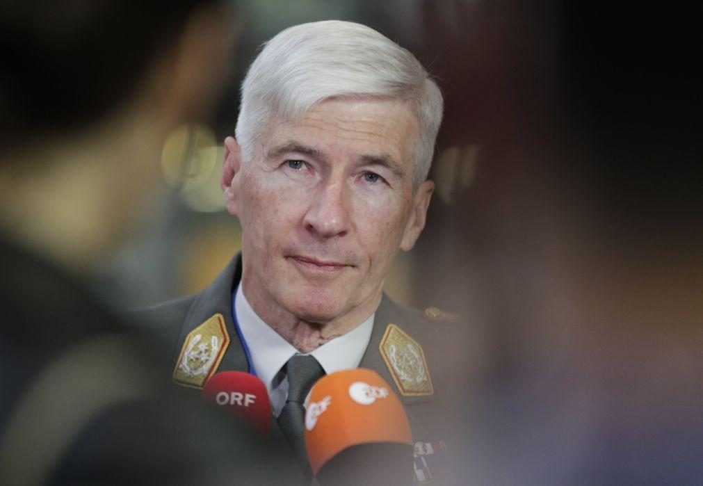 Presidente do comité militar da UE rejeita hipótese de tropas europeias na Ucrânia