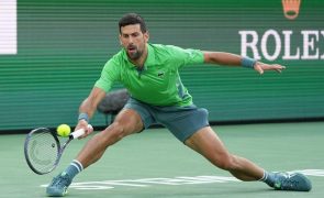 Número um do ténis mundial Novak Djokovic eliminado em Indian Wells