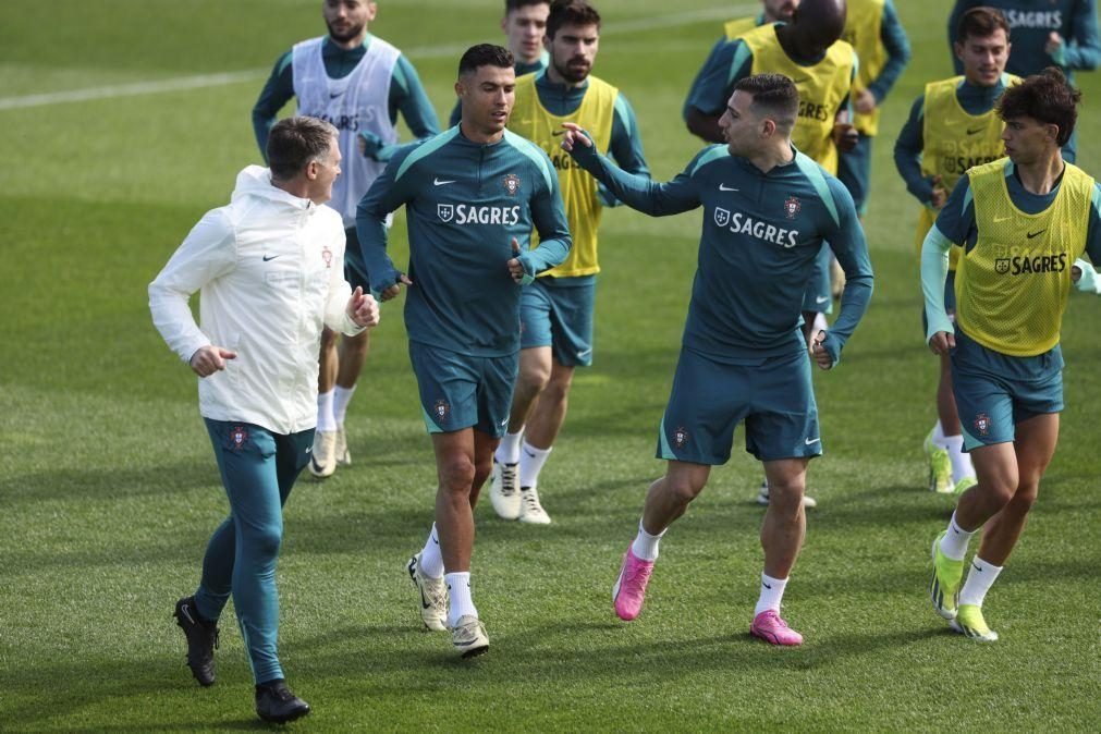 Euro2024: Ronaldo e Félix no ataque de Portugal, Pepe único 'sobrevivente'