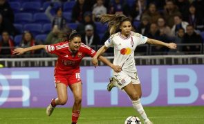 Benfica perde em Lyon e falha acesso às meias-finais da 'Champions' feminina
