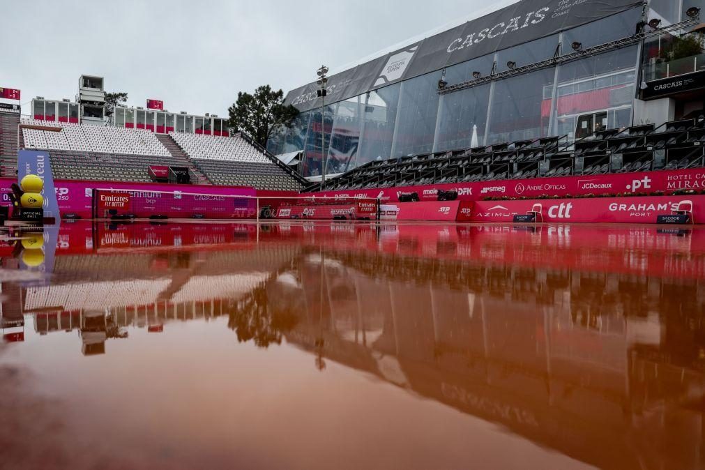 Estoril Open: Segunda jornada cancelada devido à chuva