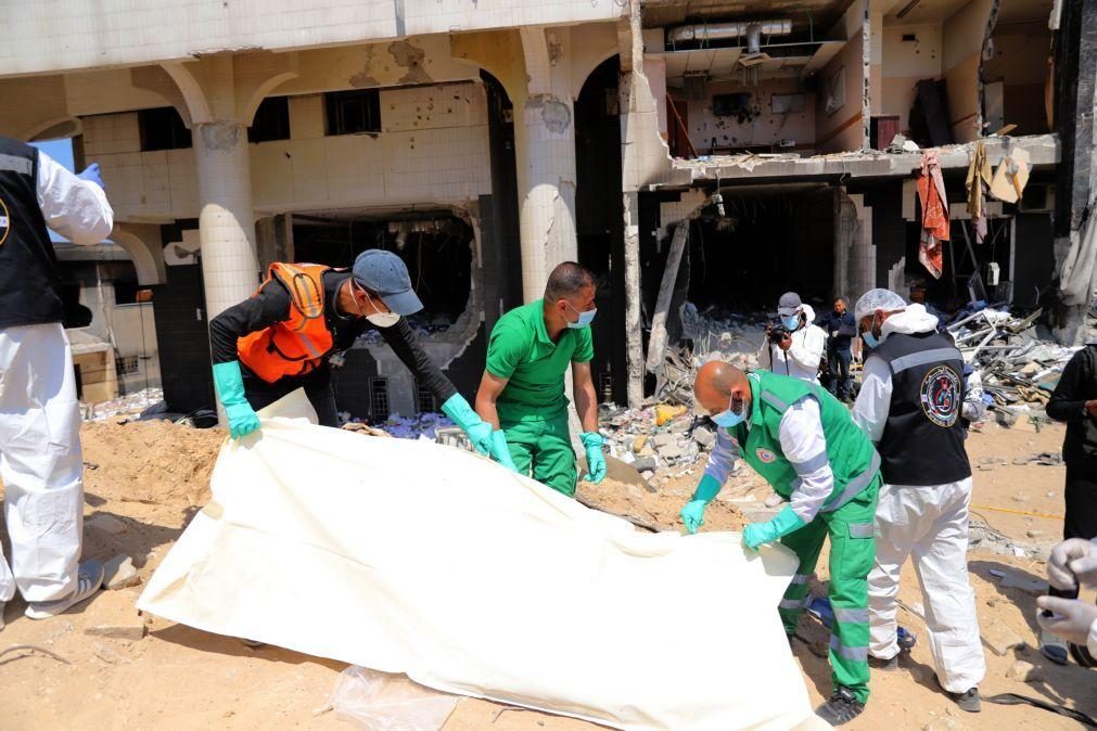 OMS diz que maior hospital de Gaza é agora um cemitério