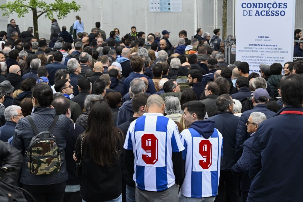 FC Porto/Eleições: Batido recorde de votantes com mais de 18 mil até às 16:00