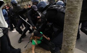 1.ª de Maio: Pelo menos 45 detidos nas manifestações em Paris