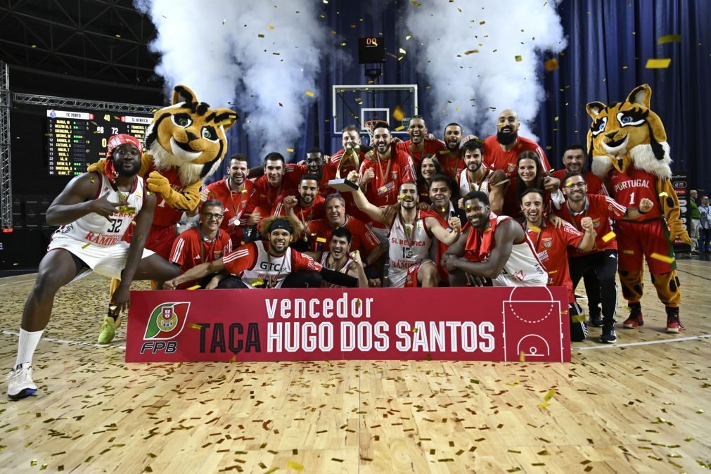 Benfica vence FC Porto e conquista Taça Hugo dos Santos de basquetebol