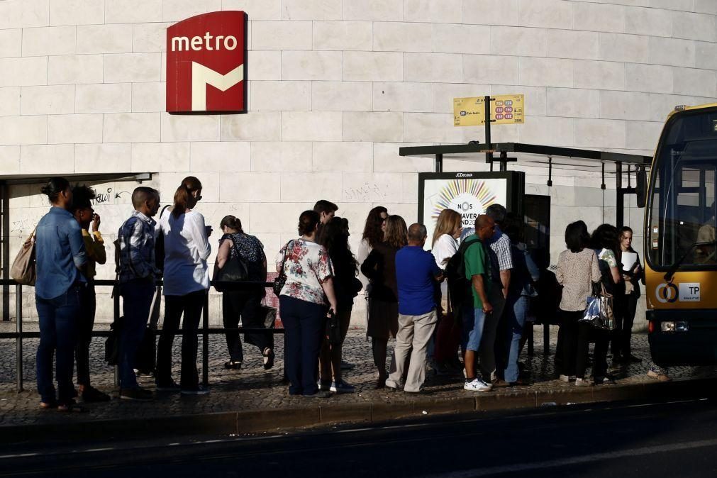 Estação do Cais do Sodré do Metro de Lisboa condicionada entre segunda-feira e 26 de maio