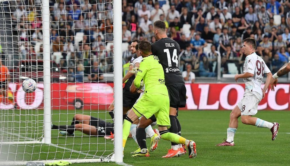 Rabiot salva Juventus de derrota frente à última Salernitana nos descontos
