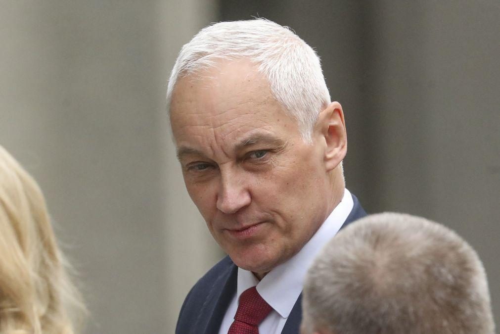 Novo ministro da Defesa russo quer vitória na Ucrânia com perdas mínimas