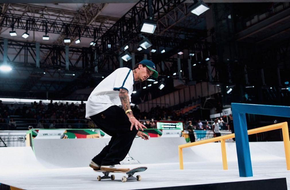 Gustavo Ribeiro nas 'meias' do torneio de apuramento de skateboarding para os JO Paris2024