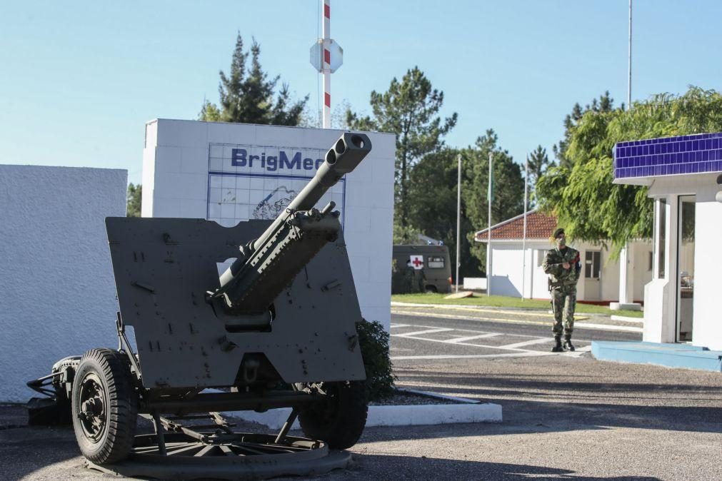 Fogo em mato no campo militar de Santa Margarida mobiliza 60 operacionais