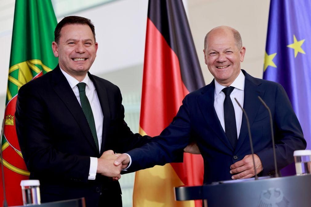 Montenegro e Scholz empenhados em 