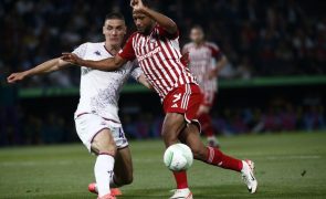 Olympiacos conquista Liga Conferência Europa com golo no prolongamento
