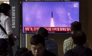 Coreia do Norte lança mísseis balísticos de curto alcance para o mar do Japão