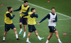 Ronaldo e Rúben Neves falham primeira semana do estágio de Portugal