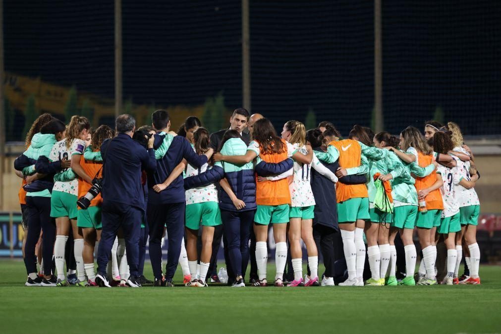 Portugal vence Irlanda do Norte e está nos 'play-off' do Euro2025 feminino
