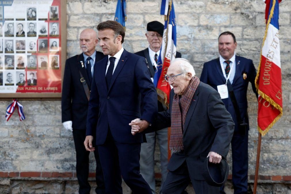 Festa dos 80 anos do desembarque na Normandia em tempo de nova guerra na Europa