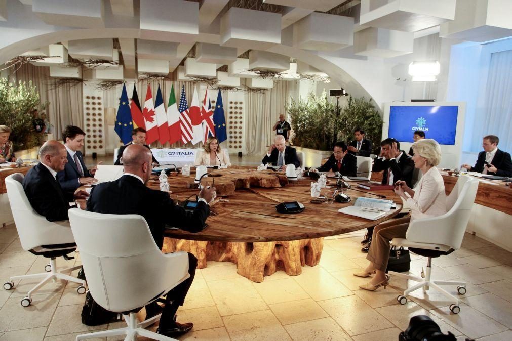 G7 com acordo provisório para empréstimo de 46.000 ME à Ucrânia