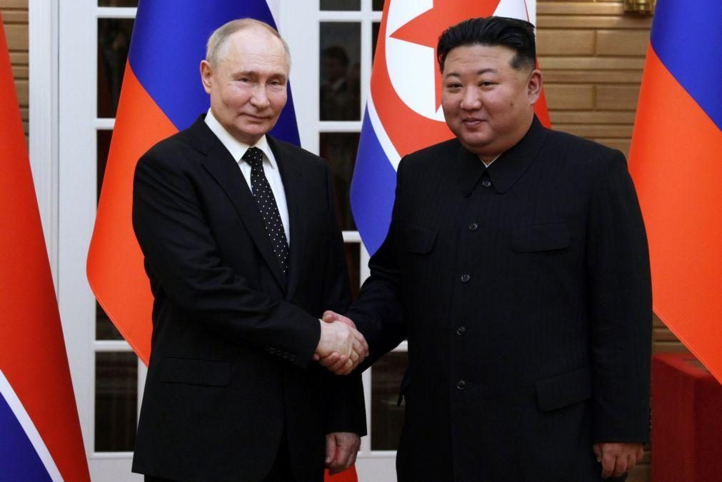 Acordo entre Coreia do Norte e Rússia prevê ajuda mútua em caso de ataque