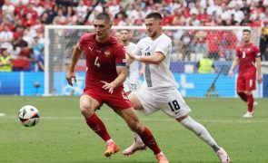 Euro2024: Sérvia 'empata' Eslovénia aos 90+5 minutos com golo de Jovic
