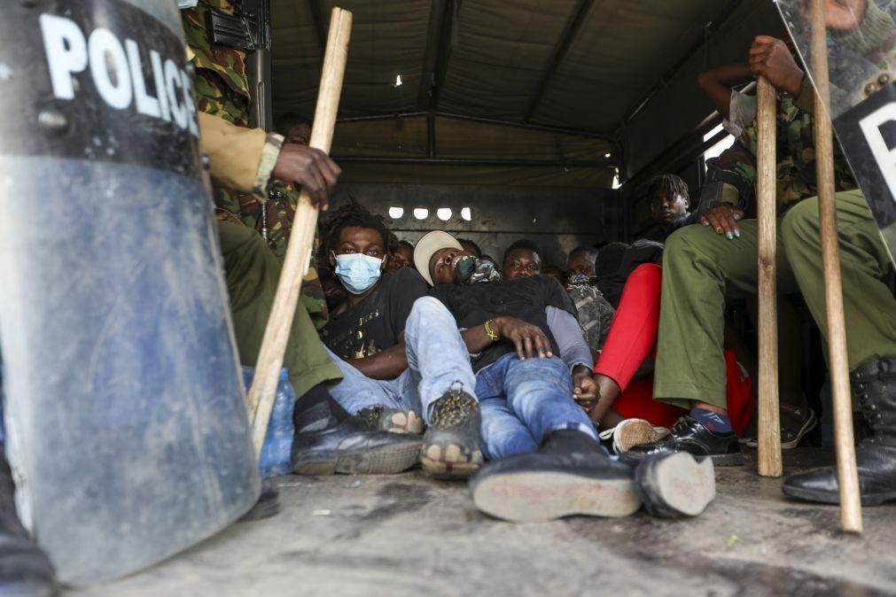 Mais de 270 detenções por suspeita de atos criminosos nos protestos no Quénia