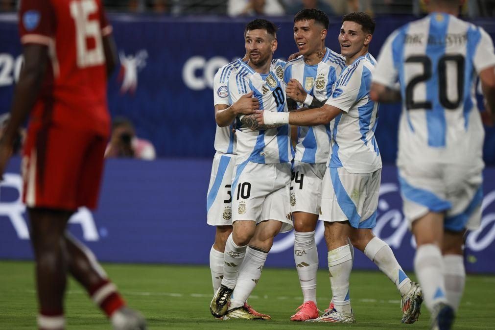 Campeã Argentina na final da Copa América ao bater Canadá