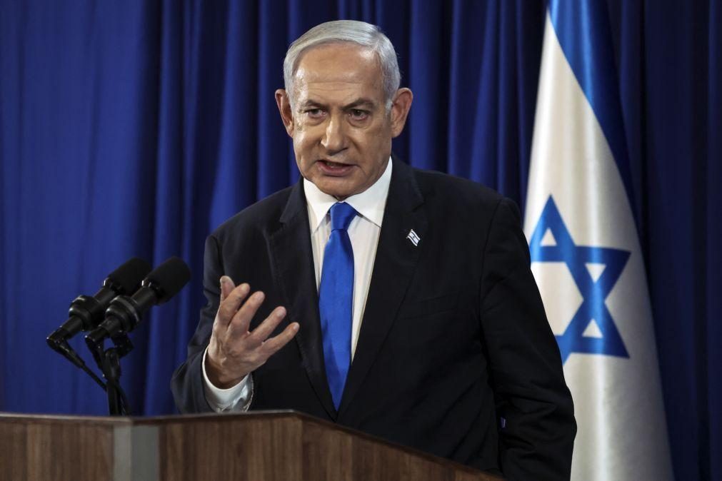 Netanyahu insiste em manter pressão militar e política sobre Gaza