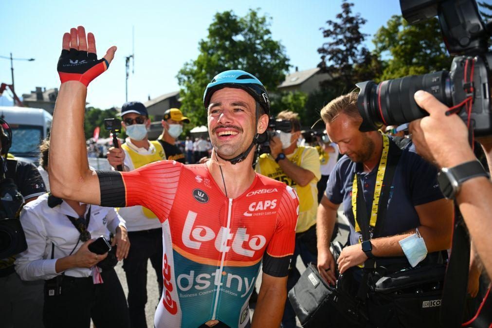 Victor Campenaerts estreia-se a vencer na 18.ª etapa do Tour