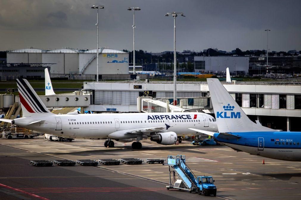 Grupo Air France-KLM perde 314 ME no 1.º semestre devido a aumento de custos
