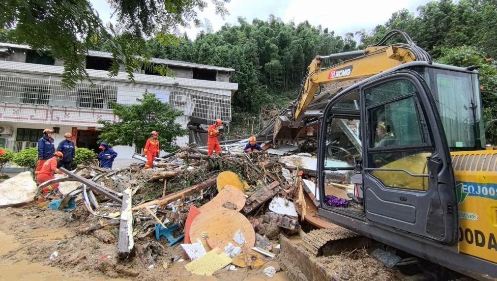 Onze mortos no centro da China na sequência de deslizamento de terras