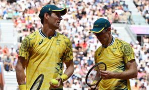 Tenistas australianos Ebden e Peers na final de pares masculinos de Paris2024