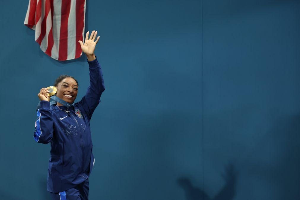 Simone Biles vence final do salto e soma terceiro ouro na capital francesa