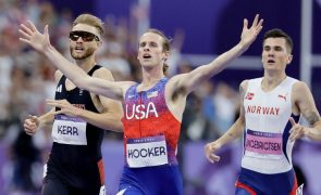 Hocker surpreende nos 1.500 metros, Kerr em segundo e Ingebrigtsen em quarto em Paris2024