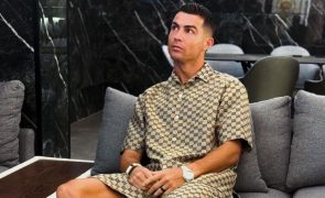 Cristiano Ronaldo O fundo do ecrã que está a causar polémica