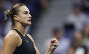 Número dois mundial Aryna Sabalenka passa às meias-finais do US Open