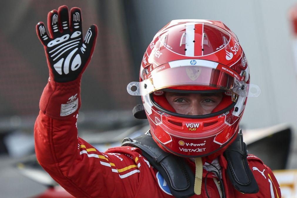 Charles Leclerc conquista quarta 'pole' consecutiva em Baku