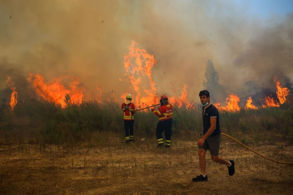 Seis bombeiros sofreram ferimentos ligeiros em Gondomar