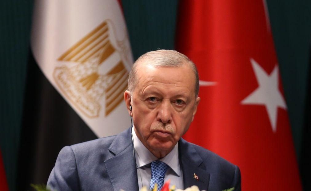 Erdogan acusa Israel de alargar conflito em Gaza a toda a região