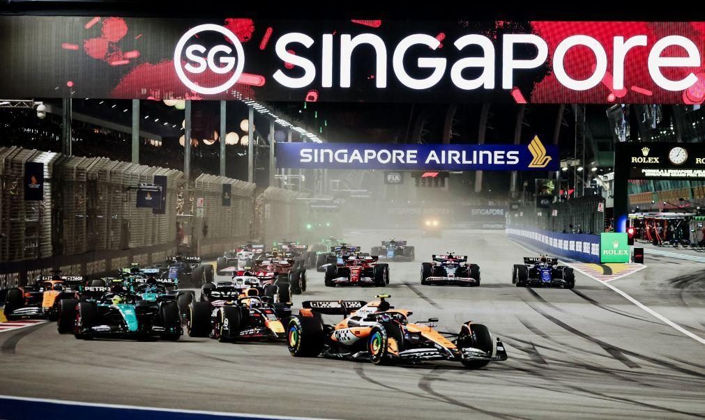 Lando Norris vence GP de Singapura de Fórmula 1 e aproxima-se da liderança