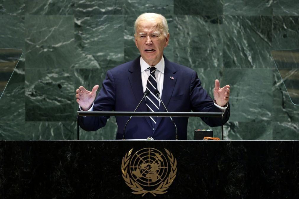 Biden reitera apoio à Ucrânia e a Israel com mundo num 