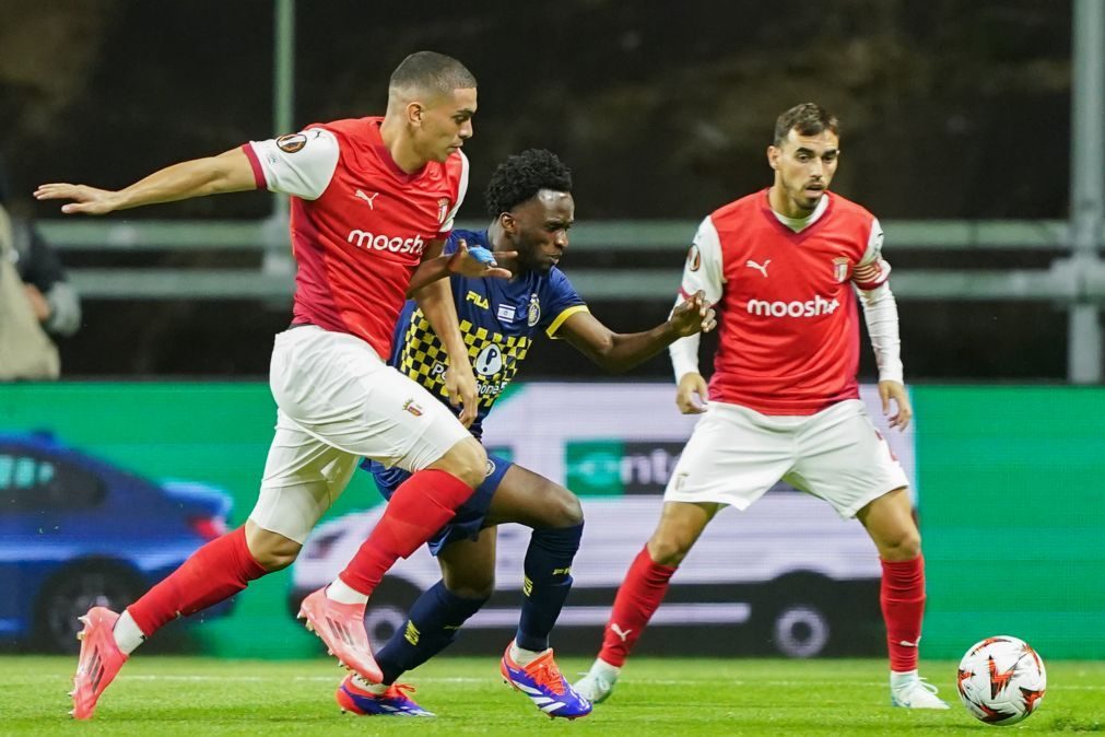 LE: Sporting de Braga vence Maccabi Telavive com reviravolta