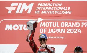 Francesco Bagnaia vence GP do Japão e fica a 10 pontos da liderança do MotoGP