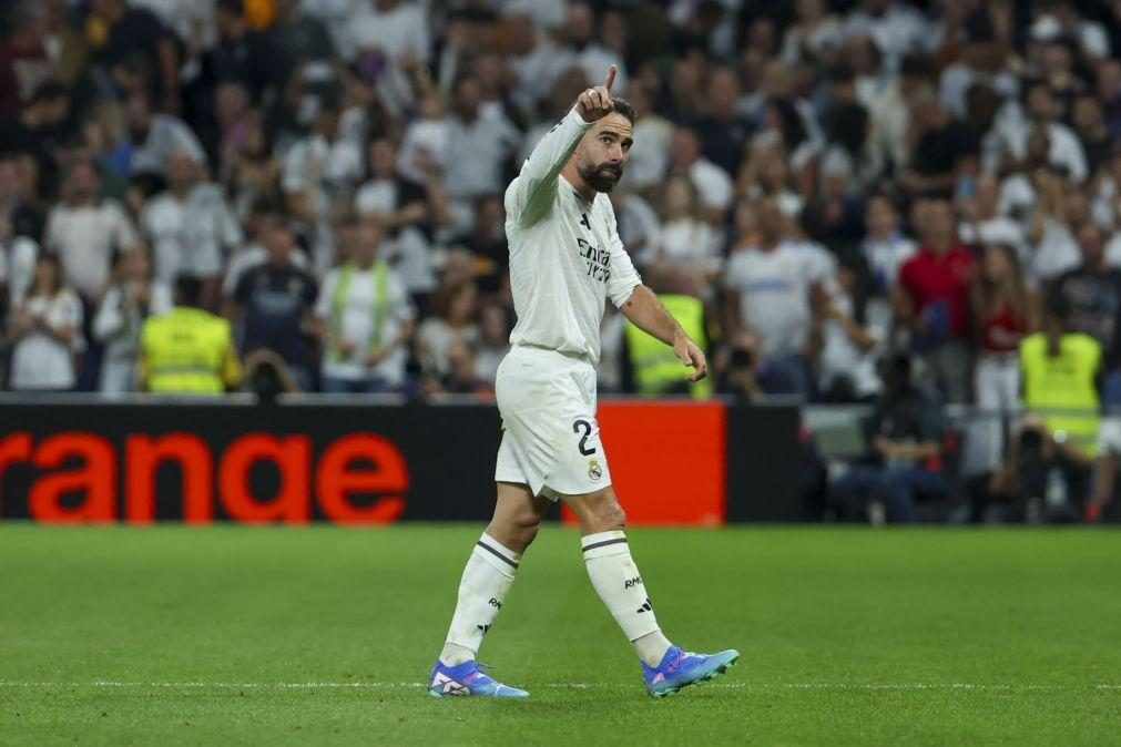 Carvajal tem lesão grave no joelho direito e já não deve jogar em 2024/25