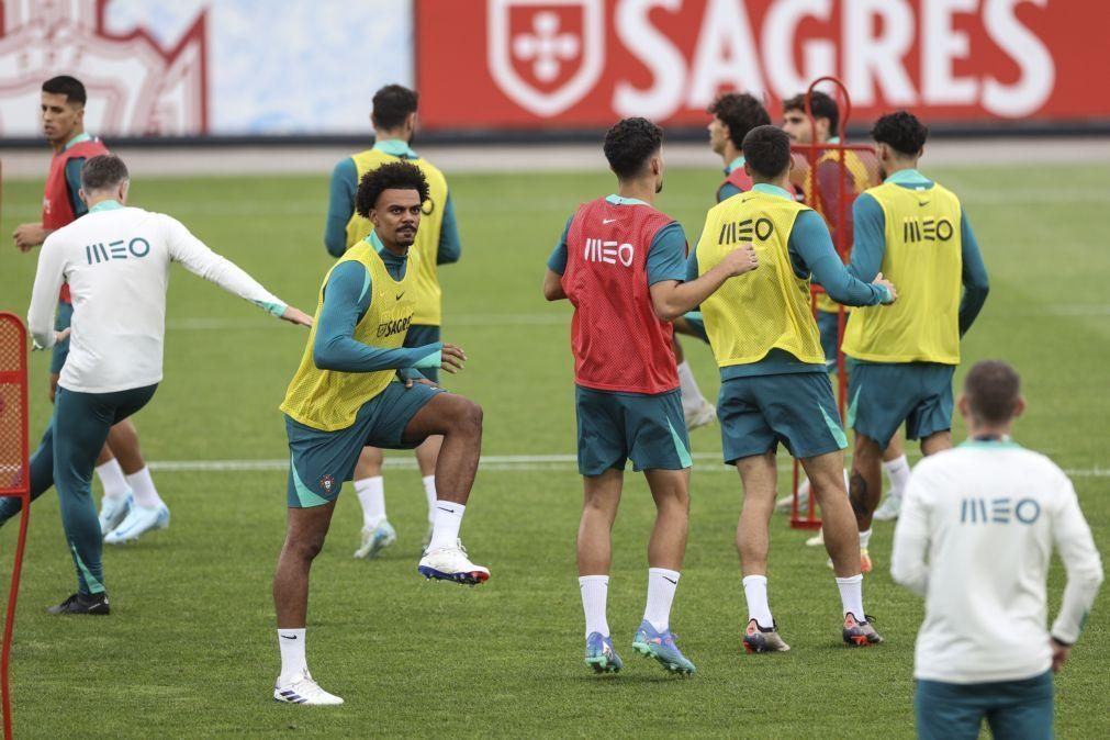 Portugal continua a preparar duelo com a Polónia para a Liga das Nações já com Palhinha