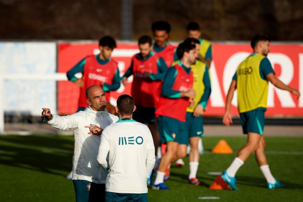 Portugal faz último treino na Cidade do Futebol e viaja até Varsóvia