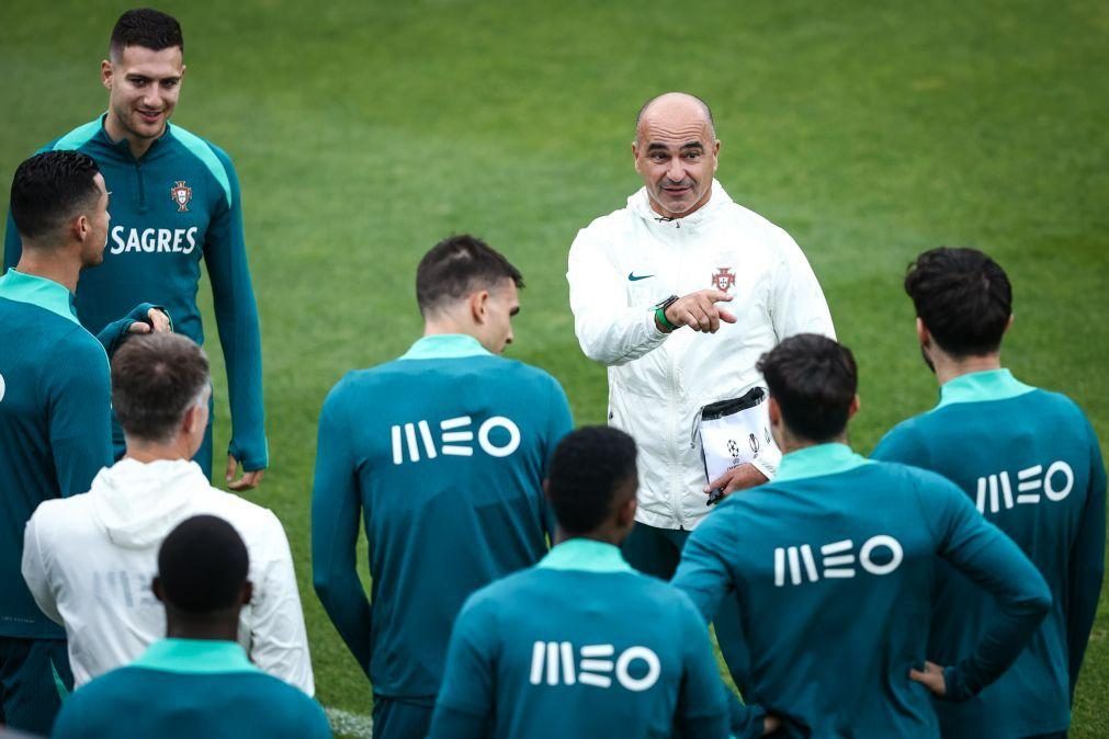 Portugal cumpre derradeiro treino antes de defrontar Escócia para a Liga das Nações