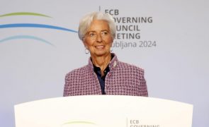 Lagarde vê economia mais débil na zona euro, mas afasta recessão