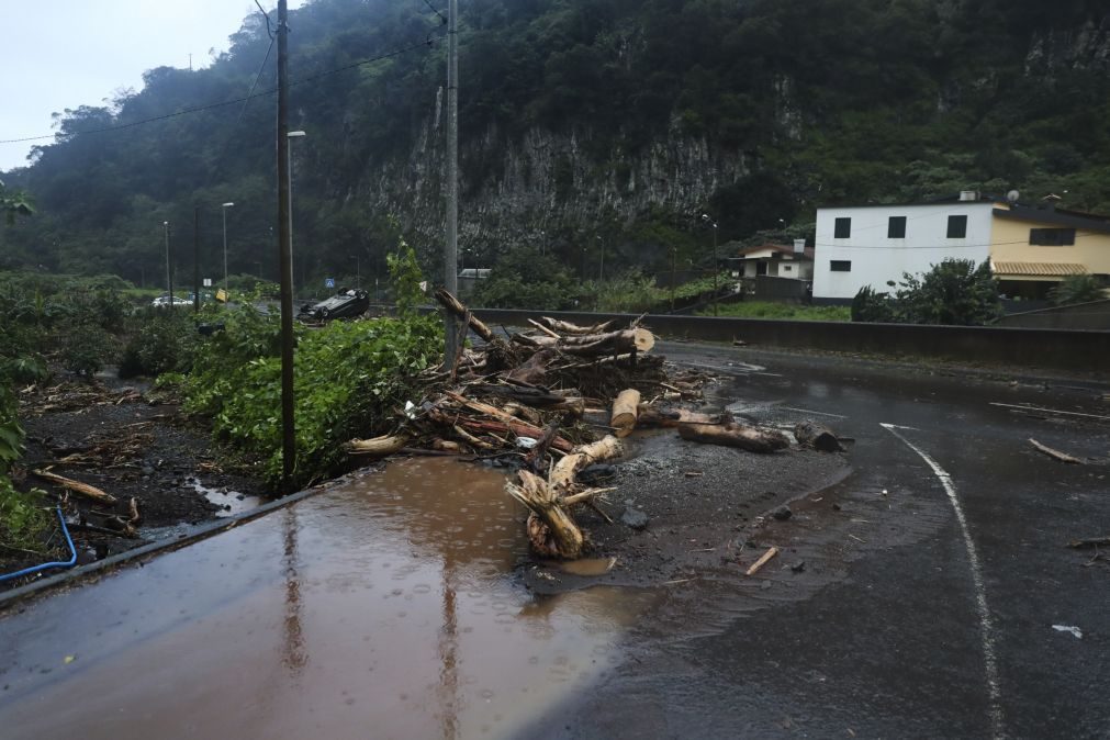 IPMA eleva para laranja aviso para costa sul e regiões montanhosas da Madeira devido à chuva