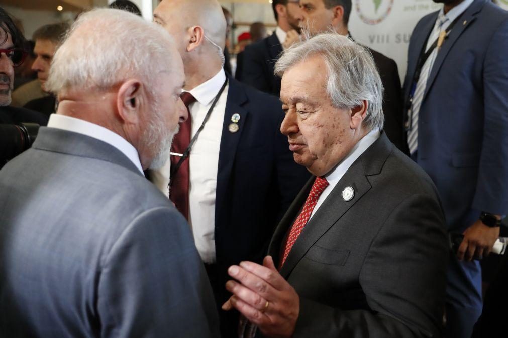 Lula e Guterres reunidos para antecipar temas-chaves da Cimeira do G20